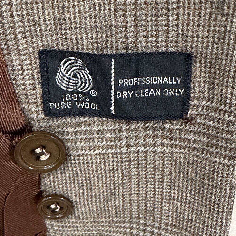 Vintage Harve Bernard women’s 100% wool blazer size 14 - Picture 7 of 9